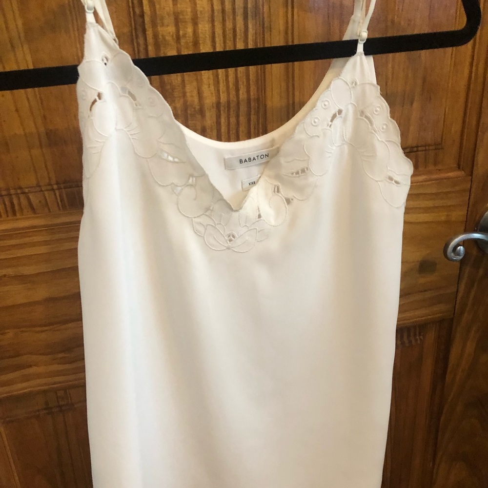 Aritzia Bavarian Everly camisole white xxs